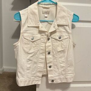 Off white jeans vest M